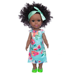 1PC African Black Baby Toy - 35cm Rubber Multi Style Explosion Head Baby Doll in Black Skin - Flexi Africa Worldwide Postage