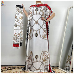 2PC Set of Fashionable Dashiki Robes - Printed Loose Dresses with Luxurious Fabric for Women - Free Delivery Worldwide