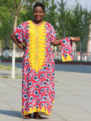 Timeless African Inspired Long Summer Dress