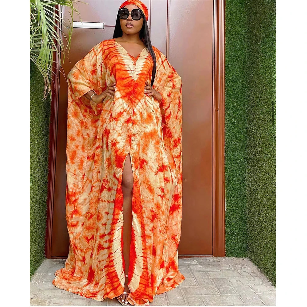 Buy African Dresses for Women Hijab Kaftan Print Loose Boubou Robe Africa Clothes Dress for only $22.76 at Flexi Africa!