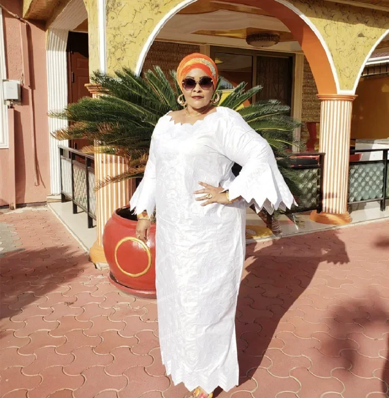 Buy African Bazin Riche Dress for Women – Luxury Traditional Gown with Elegant Design for only $33.70 at Flexi Africa!