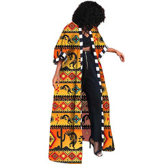 Africa Clothes for Women 2021 Dashiki Autumn Winter African Women Printing Long Shirt Cardigan Coat Dress African Dresses Women - Flexi Africa - Free Delivery Worldwide only at www.flexiafrica.com