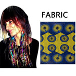 African Ankara Tassel Earrings – Handmade Boho Long Tribal Fabric Jewelry - Free Delivery Worldwide only at Flexi Africa