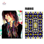 African Ankara Tassel Earrings – Handmade Boho Long Tribal Fabric Jewelry - Free Delivery Worldwide only at Flexi Africa