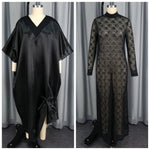 African Boubou Dress Set for Women – Loose Dashiki Robe with Lace Inner Dress - Free Delivery Worldwide only at Flexi Africa