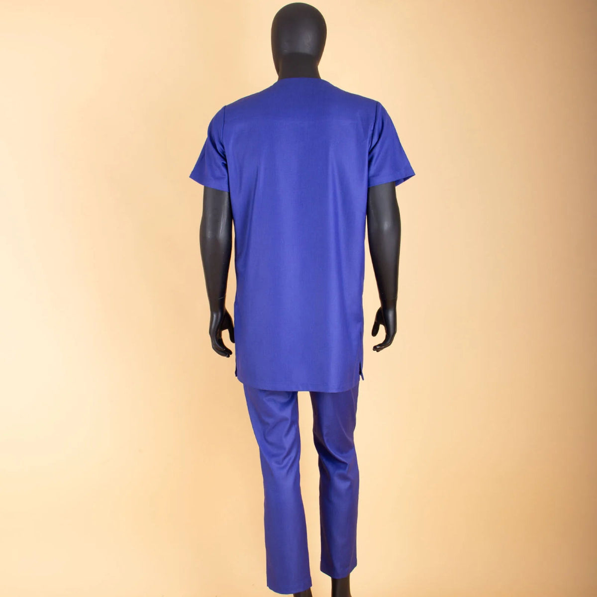 African Clothes for Men – Agbada Robe Embroidery Shirt, Pants, Hat 4PC Set with Chain - Free Delivery only at Flexi Africa