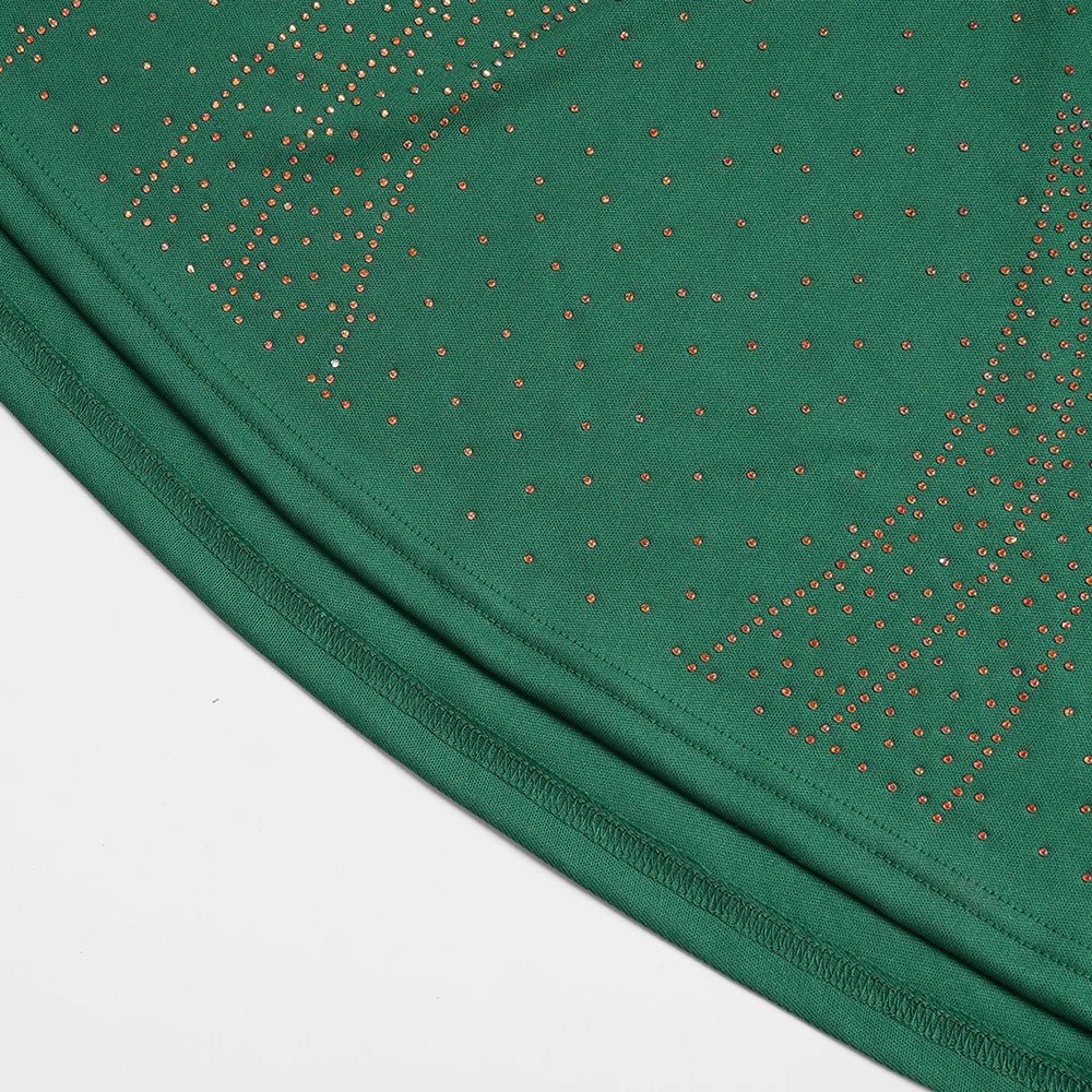 African Dashiki 2PC Set for Women – Diamond Embellished Evening Gown with Matching Coat - Free Delivery Worldwide only at Flexi Africa