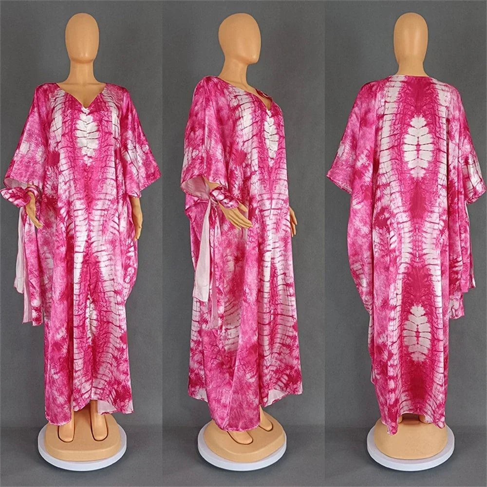Buy African Dresses for Women Hijab Kaftan Print Loose Boubou Robe Africa Clothes Dress for only $22.76 at Flexi Africa!