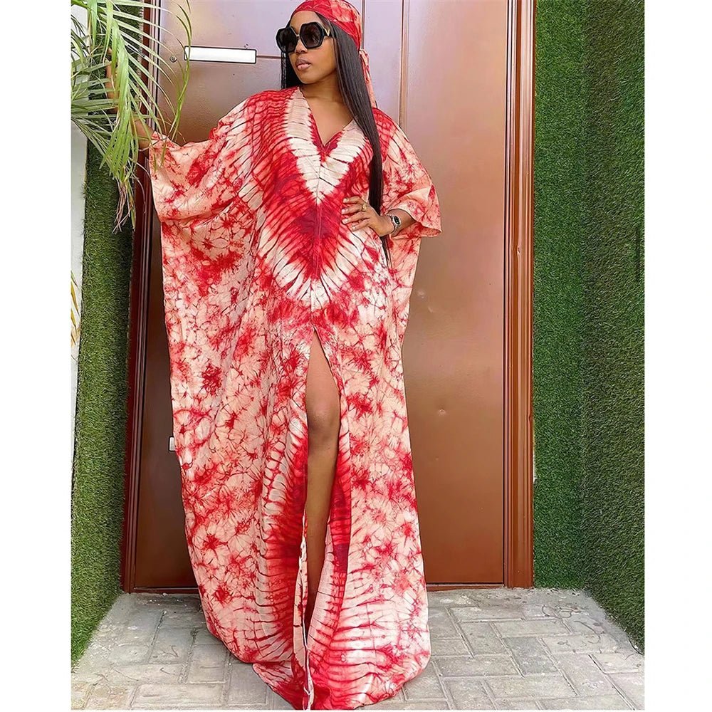 Buy African Dresses for Women Hijab Kaftan Print Loose Boubou Robe Africa Clothes Dress for only $22.76 at Flexi Africa!