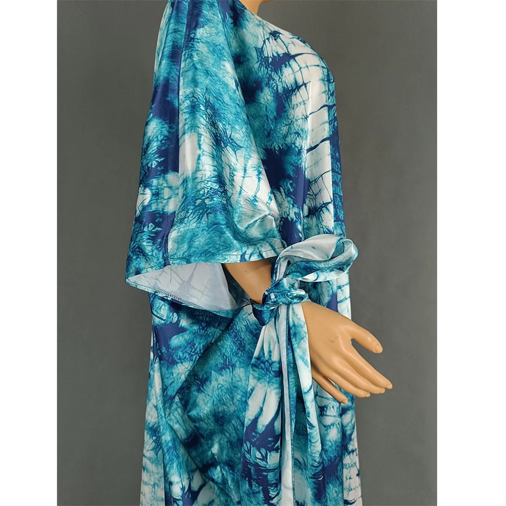 Buy African Dresses for Women Hijab Kaftan Print Loose Boubou Robe Africa Clothes Dress for only $22.76 at Flexi Africa!