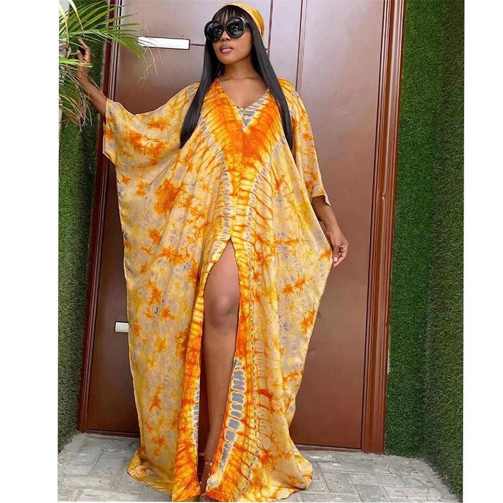 Buy African Dresses for Women Hijab Kaftan Print Loose Boubou Robe Africa Clothes Dress for only $22.76 at Flexi Africa!