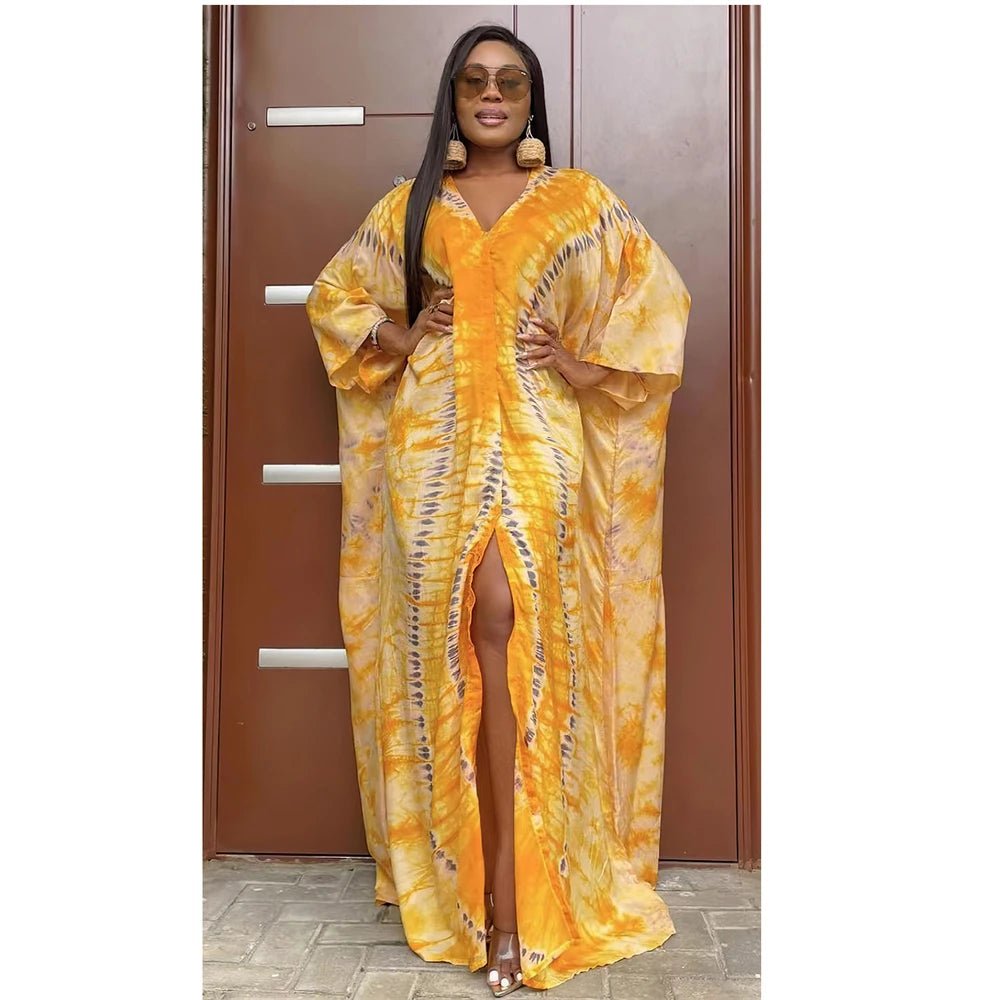 Buy African Dresses for Women Hijab Kaftan Print Loose Boubou Robe Africa Clothes Dress for only $22.76 at Flexi Africa!