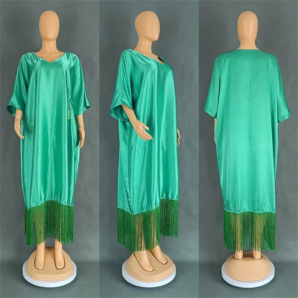 Buy African Dresses for Women Hijab Kaftan Print Loose Boubou Robe Africa Clothes Dress for only $22.76 at Flexi Africa!