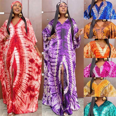 Buy African Dresses for Women Hijab Kaftan Print Loose Boubou Robe Africa Clothes Dress for only $22.76 at Flexi Africa!
