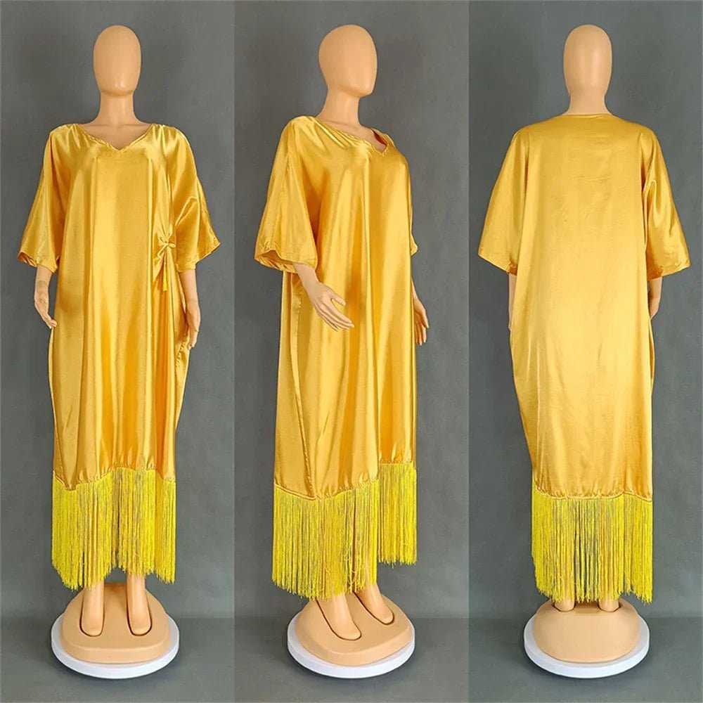 Buy African Dresses for Women Hijab Kaftan Print Loose Boubou Robe Africa Clothes Dress for only $22.76 at Flexi Africa!