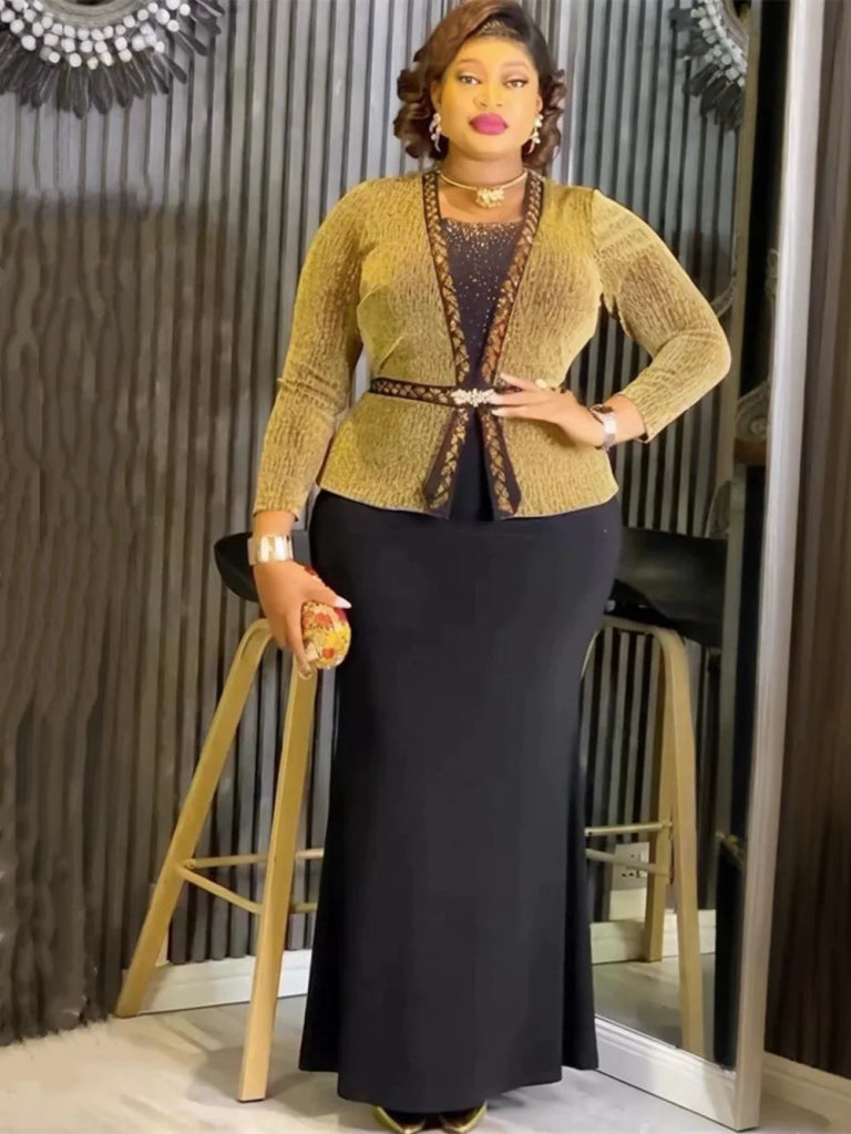 African Dresses for Women Plus Size – Dashiki Long Maxi Dress, Elegant Evening, Wedding & Party Wear - Free Delivery Worldwide only at Flexi Africa