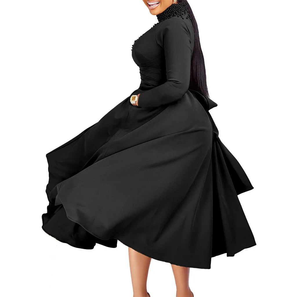 Buy African Elegant Dress for Women Evening Dresses Slim Women Long Leeve Casual Dresses for only $29.82 at Flexi Africa!