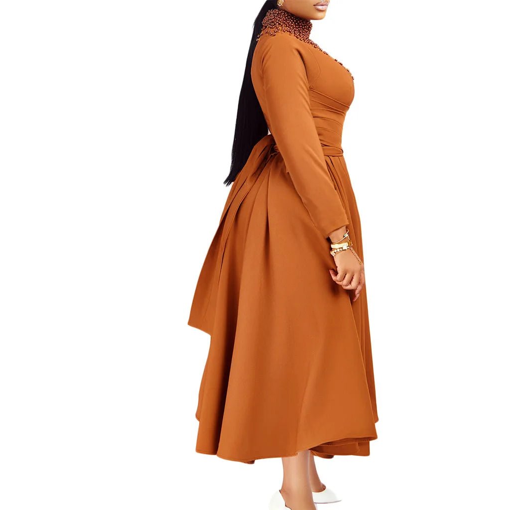 Buy African Elegant Dress for Women Evening Dresses Slim Women Long Leeve Casual Dresses for only $29.82 at Flexi Africa!