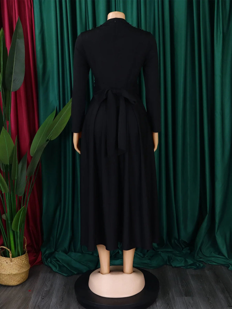 Buy African Elegant Dress for Women Evening Dresses Slim Women Long Leeve Casual Dresses for only $29.82 at Flexi Africa!