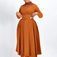 Buy African Elegant Dress for Women Evening Dresses Slim Women Long Leeve Casual Dresses for only $29.82 at Flexi Africa!