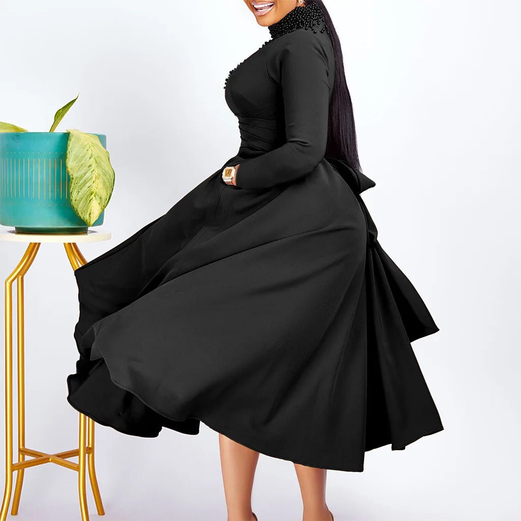 Buy African Elegant Dress for Women Evening Dresses Slim Women Long Leeve Casual Dresses for only $29.82 at Flexi Africa!