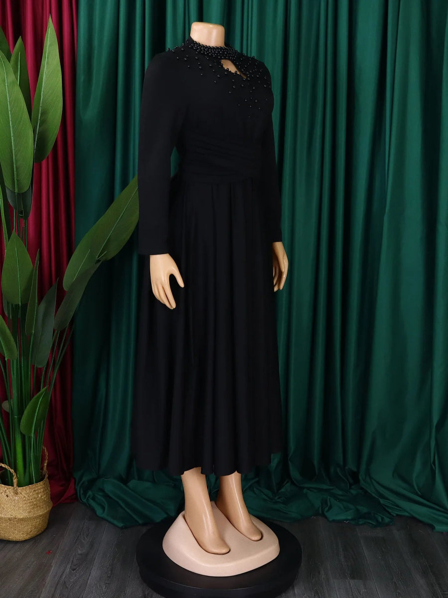Buy African Elegant Dress for Women Evening Dresses Slim Women Long Leeve Casual Dresses for only $29.82 at Flexi Africa!