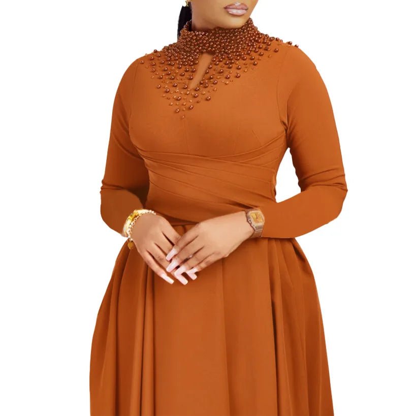 Buy African Elegant Dress for Women Evening Dresses Slim Women Long Leeve Casual Dresses for only $29.82 at Flexi Africa!