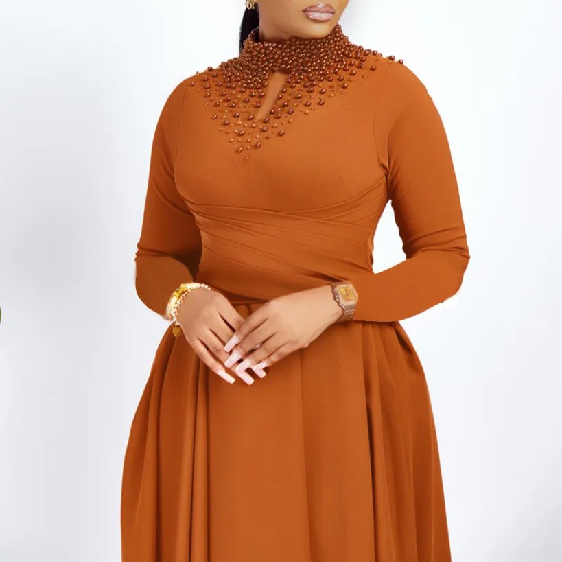 Buy African Elegant Dress for Women Evening Dresses Slim Women Long Leeve Casual Dresses for only $29.82 at Flexi Africa!