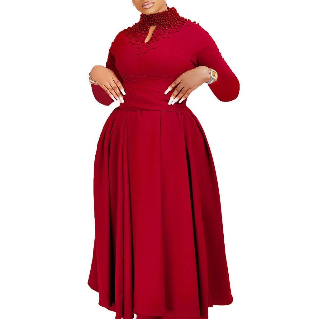 Buy African Elegant Dress for Women Evening Dresses Slim Women Long Leeve Casual Dresses for only $29.82 at Flexi Africa!