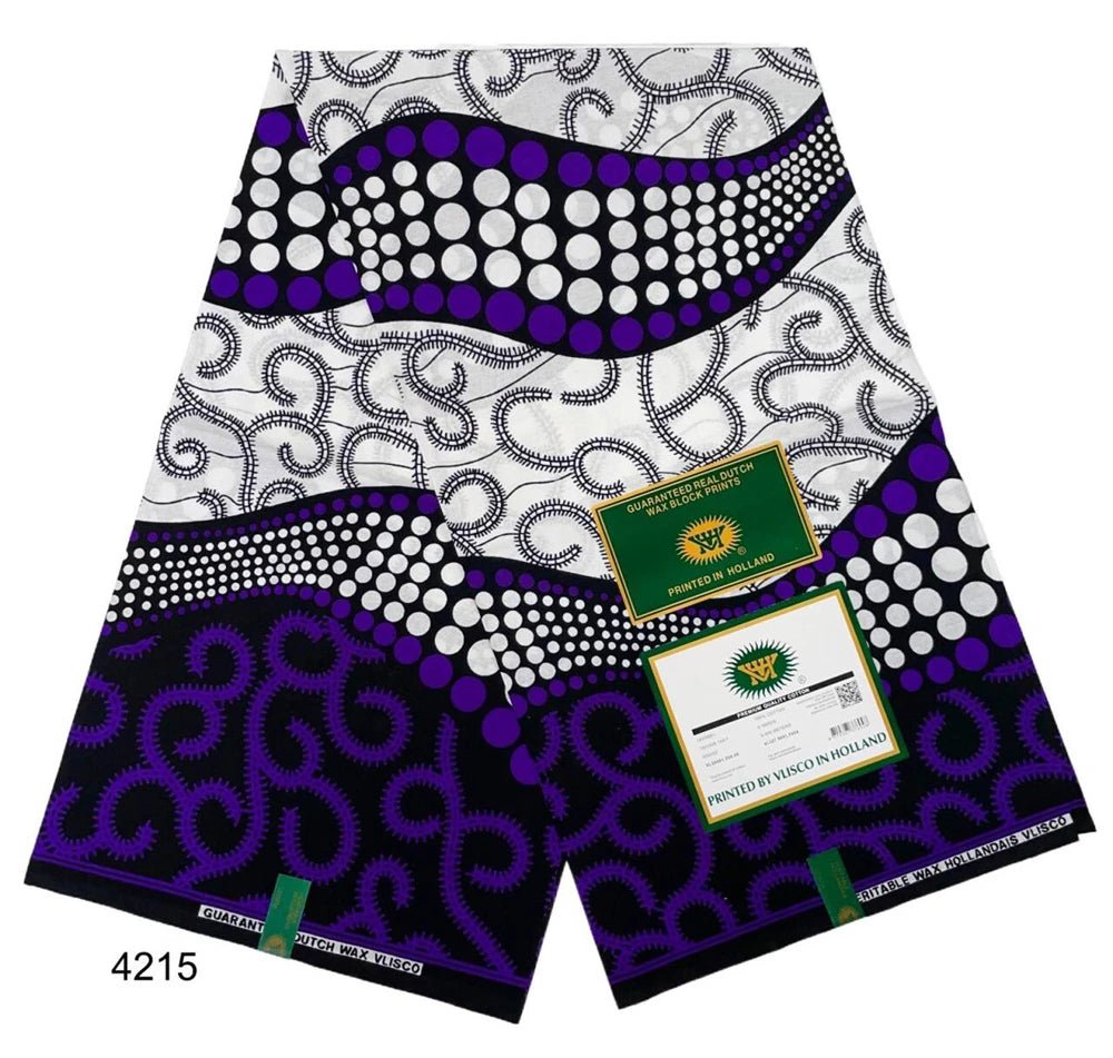 African Fabrics Wax 100% Cotton Wax Prints Good Quality Wax Loincloth For Women Dress 6 Yards