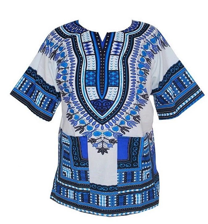 African Fashion with Unisex Dashikiage Dashiki Floral Dress - Perfect for Men and Women with African Traditional Print