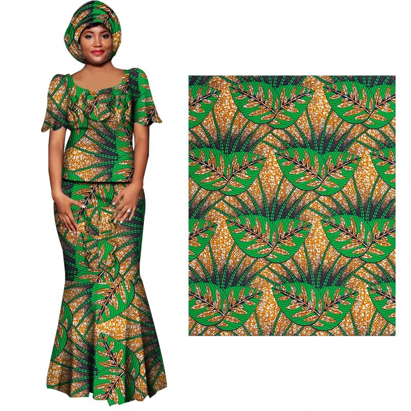 African Print Fabric Traditional Ankara Clothing Fabric Can Be Freely Cut Party Wedding Fabric - Free Delivery Worldwide only at Flexi Africa