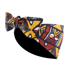 African Print Stretch Bandana Head Wrap Floral Ankara Dashiki Women - Free Delivery Worldwide only at Flexi Africa