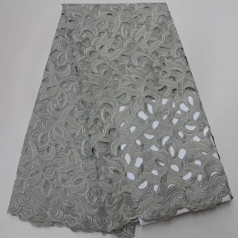 African Voile Lace Fabric – Cotton Lace for Wedding & Party Dresses - Free Delivery Worldwide only at Flexi Africa