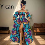 Make a bold and confident statement with this African Print 2-Piece Women’s Outfit, designed to celebrate vibrant culture