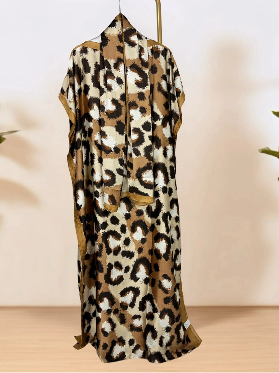 Buy African Women's Elegant Dress - Full-Body Floral Print Loose Fit Maxi Dress with Color for only $13.16 at Flexi Africa!