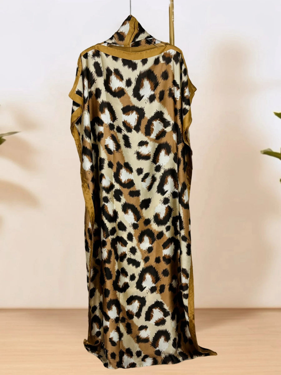 Buy African Women's Elegant Dress - Full-Body Floral Print Loose Fit Maxi Dress with Color for only $13.16 at Flexi Africa!