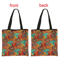 African Women's Style Handbag: Traditional Printed Top-Handle and Shoulder Tote Bags for Females - Flexi Africa - FREE POST