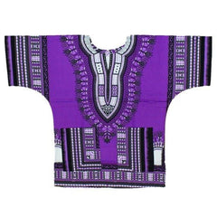 African Dashiki T-Shirt: Men's 100% Cotton Traditional Print Shirt for a Bold and Stylish Look - Free Delivery Worldwide