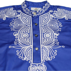 Authentic African Style: Men's Dashiki Top and Pant Set for the Fashion-Forward Gentleman - Flexi Africa - Free Delivery