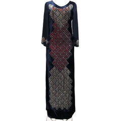 Autumn African Dresses for Women Maxi Dress Africa Clothes Ankara Dresses - Free Delivery Worldwide only at Flexi Africa