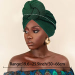 Comfortable Solid Color Headwrap – Floral Knot Women’s Turban - Free Delivery Worldwide only at Flexi Africa
