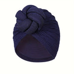 Comfortable Solid Color Headwrap – Floral Knot Women’s Turban - Free Delivery Worldwide only at Flexi Africa