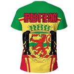 Congo Coat of Arms Graphic T-Shirt – Men’s & Kids’ 3D Print Summer Short Sleeve Casual Top - Free Delivery Worldwide only at Flexi Africa