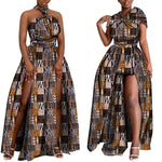 Convertible African Boho Maxi Dress – Multiway Wrap Bandage Style Party & Bridesmaid Gown - Free Delivery Worldwide only at Flexi Africa