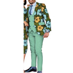 Dashiki African Men’s 3PC Suit Set – Traditional Party & Formal Clothing - Free Delivery Worldwide only at Flexi Africa