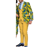 Dashiki African Men’s 3PC Suit Set – Traditional Party & Formal Clothing - Free Delivery Worldwide only at Flexi Africa