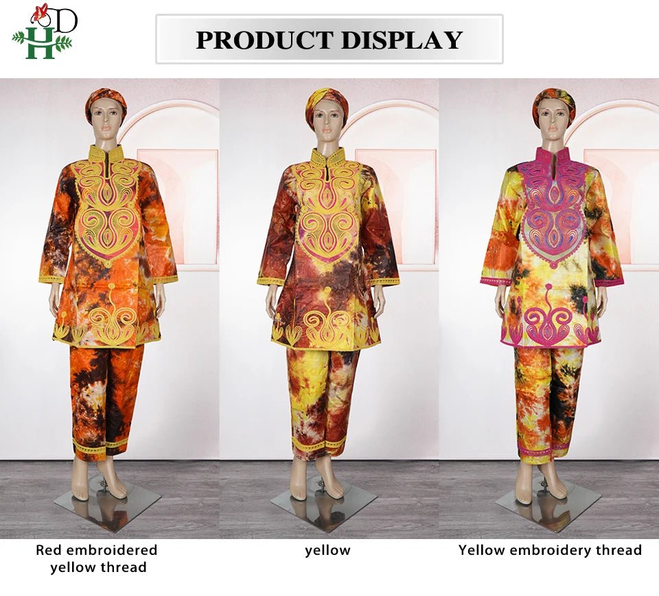 Designer Ankara 2PC Set for Women – Traditional Nigerian Party Outfit - Free Delivery Worldwide only at Flexi Africa