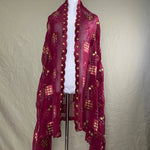 Elegant African Chiffon Hijab for Women – Embroidered Pashmina Shawl Headscarf - Free Delivery Worldwide only at Flexi Africa