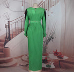 Elegant African Evening Gown for Women – Luxury Rhinestone Party Dress - Free Delivery Worldwide only at Flexi Africa